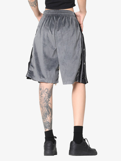 Pantalones cortos deportivos de gamuza