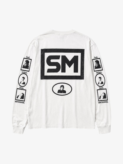 Girl Face Graphic Long Sleeve Tee