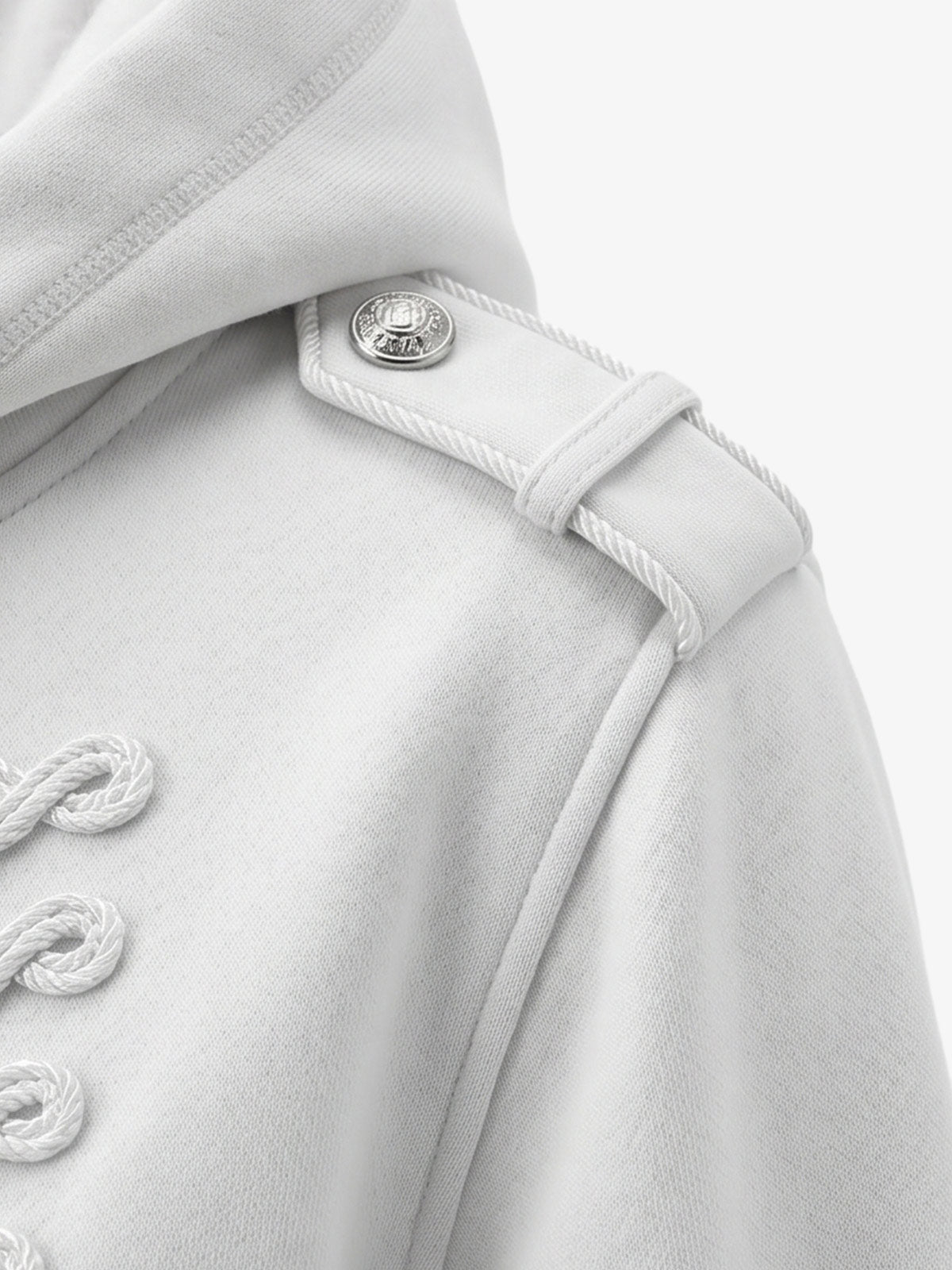 Veste militaire à fermeture éclair tressée