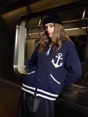 Anchor Guild Heavy-Gauge Zip Cardigan