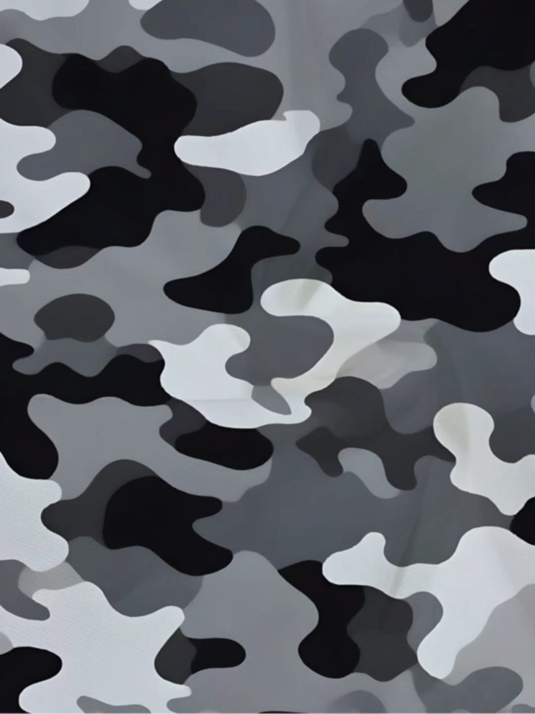 Camouflage Print Contrast Hoodie 