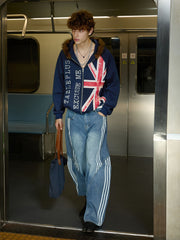 Union Jack Fur Hooded Jacket