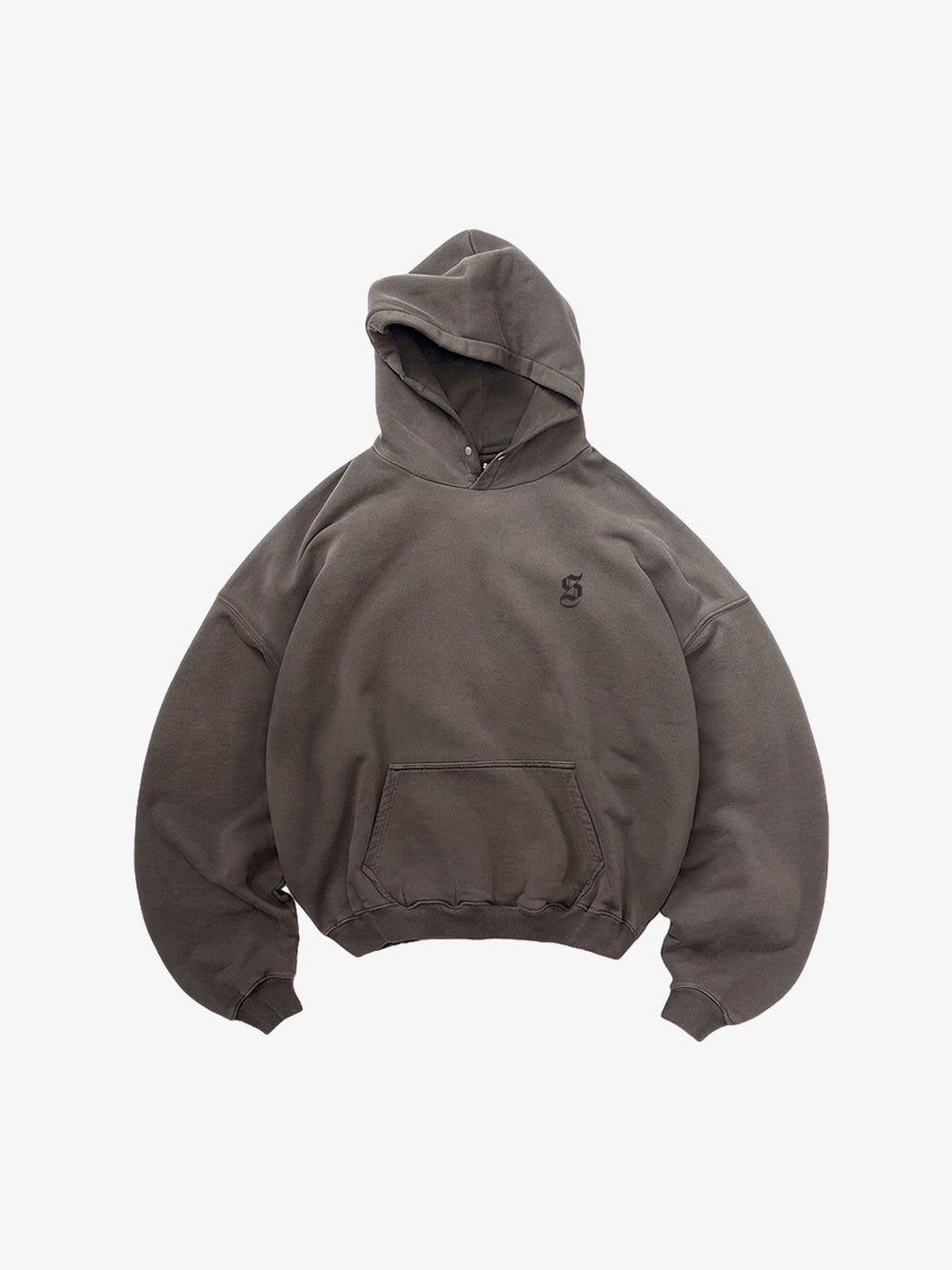 Washed Basic Boxy Fit Hoodie