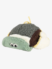 Block Faux Sherpa Frog Ear Flap Hat 