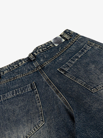 Star Patch Cropped Jeans