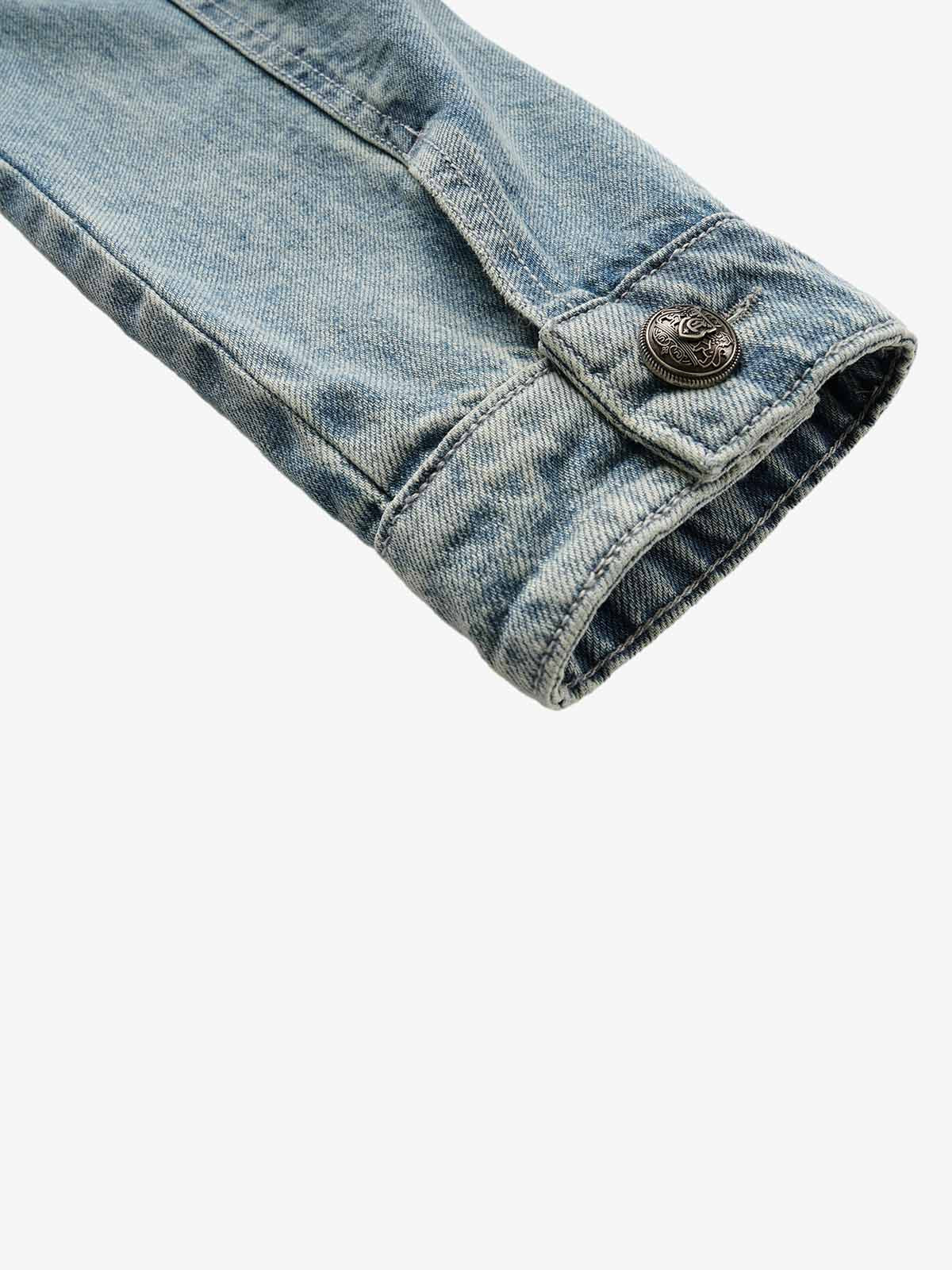 Napoleon Cropped Denim Jacket