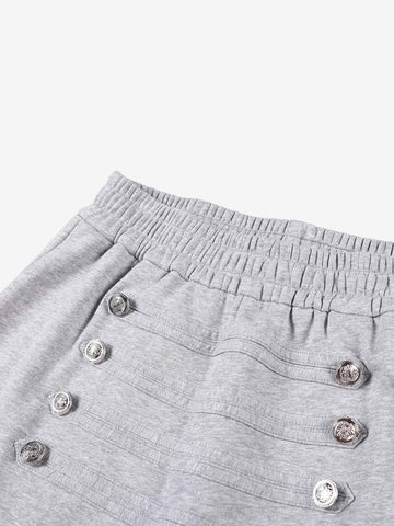 Napoleon Metal Button Baggy Sweatpants