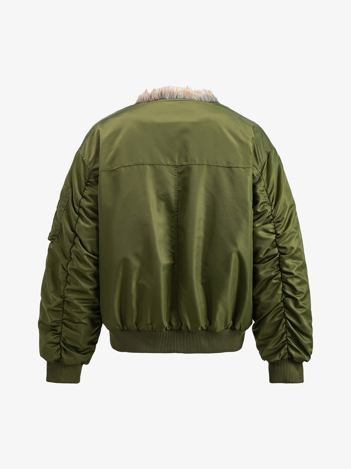 Neutral Cotton-Padded Coat