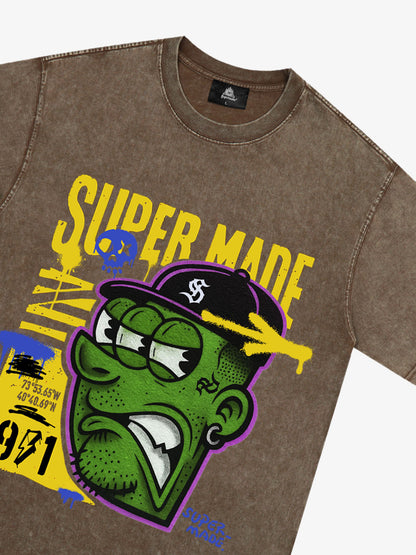 Bold Monster Design Graphic T-Shirt 