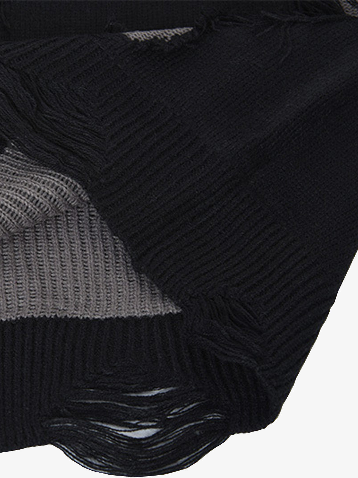 Skull Pattern Knit Sweater for Bold Fashion Statements 
