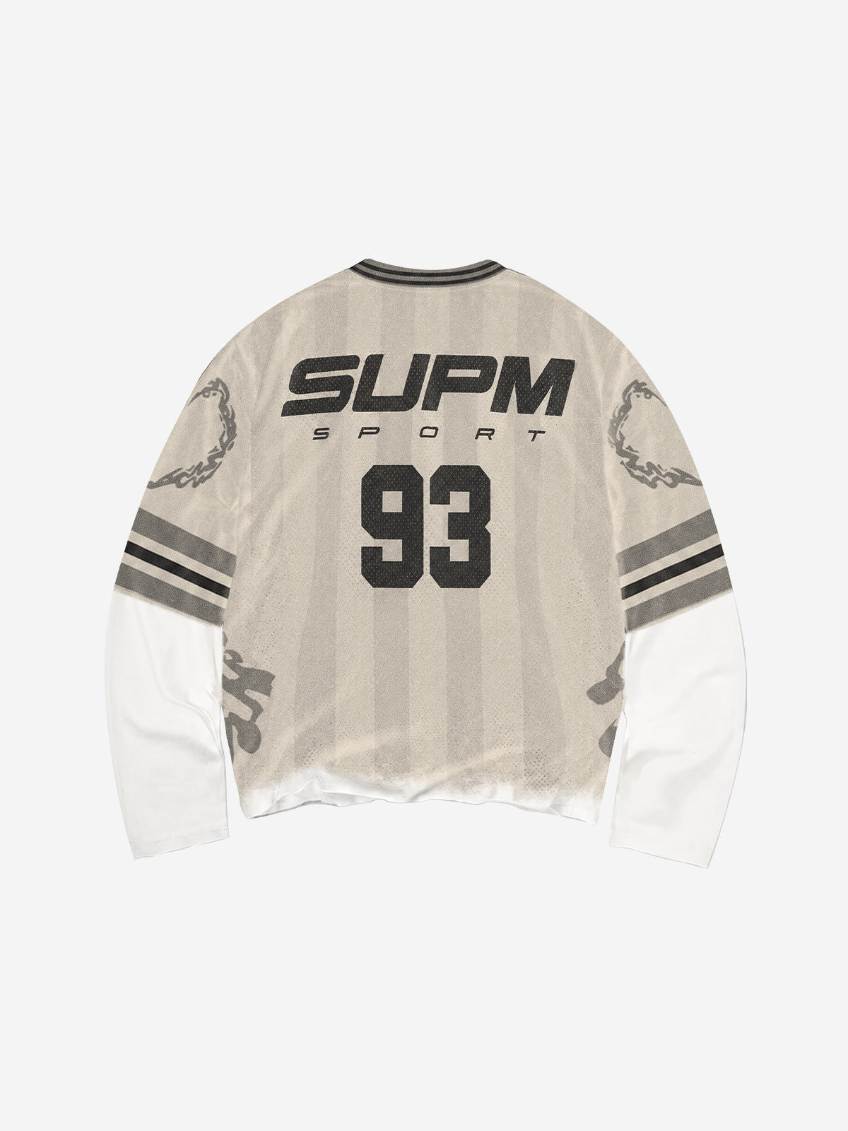 3D Graphic Jersey Long Sleeve Tee