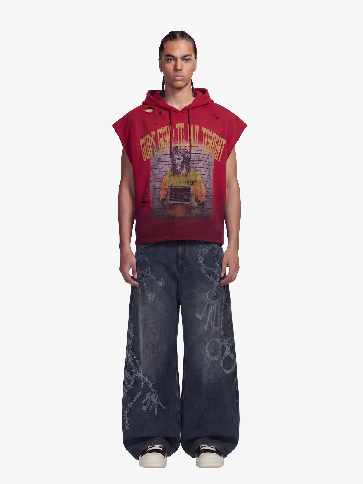 Supermade God's Imprisonment Files Dirty Hoodie 