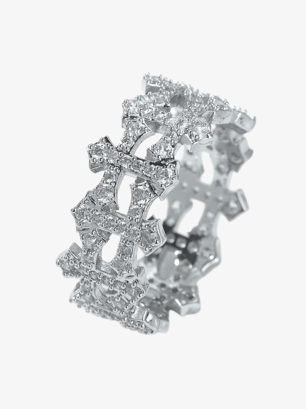 Hollow Cross Ring 