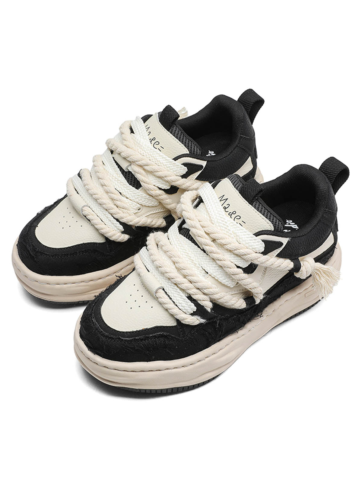 Rope Lace Platform Sneakers 