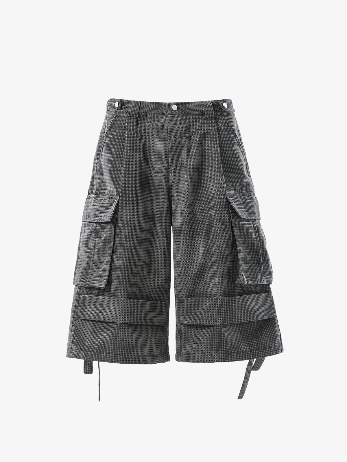 Multi-Pocket Cargo Cropped Pants 
