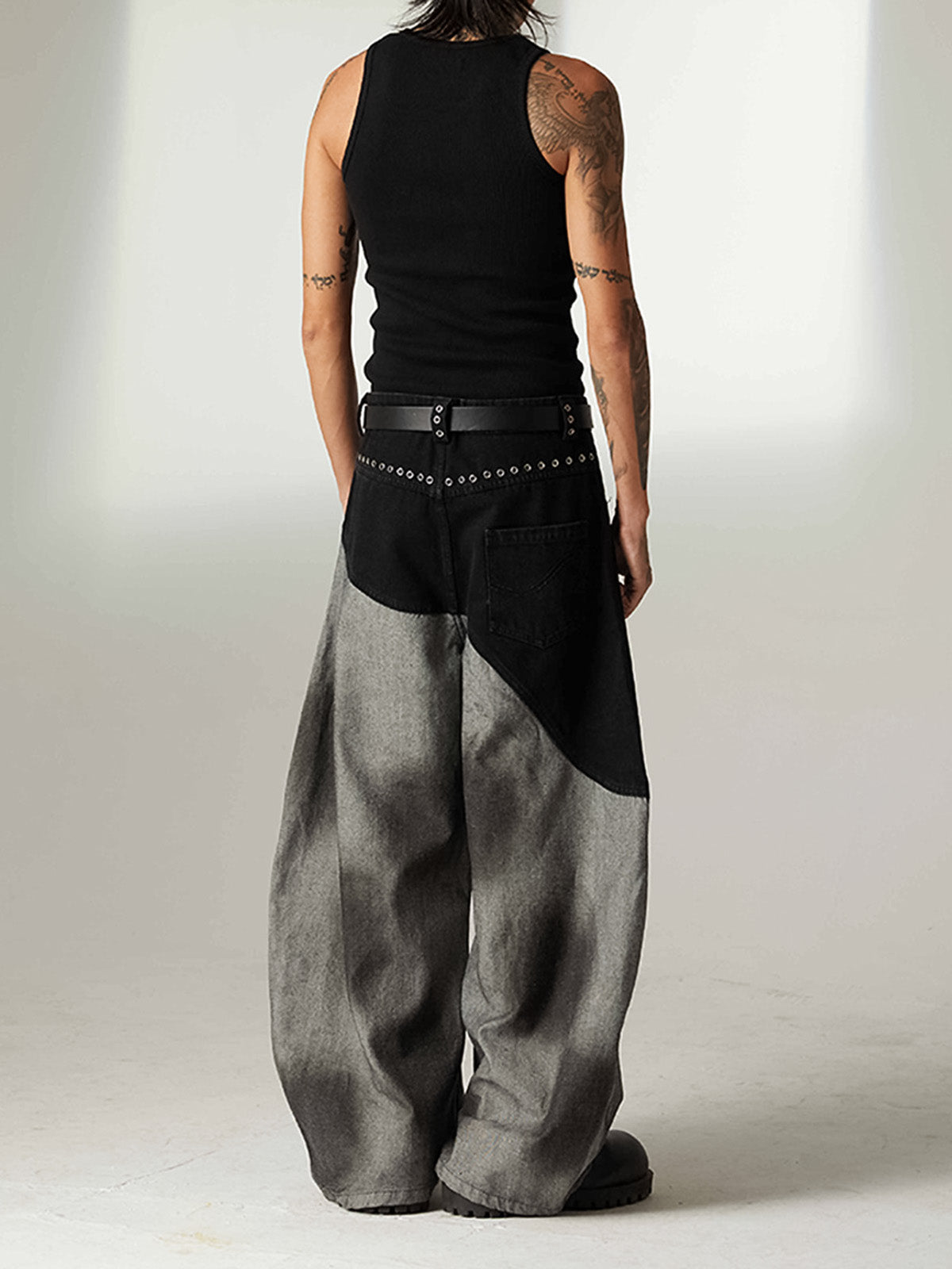 Machete RO Washed Stitching Jeans 