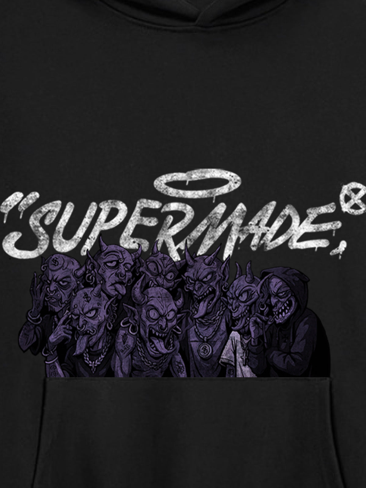 Thesupermade Dark Devil Maniac Hoodie 