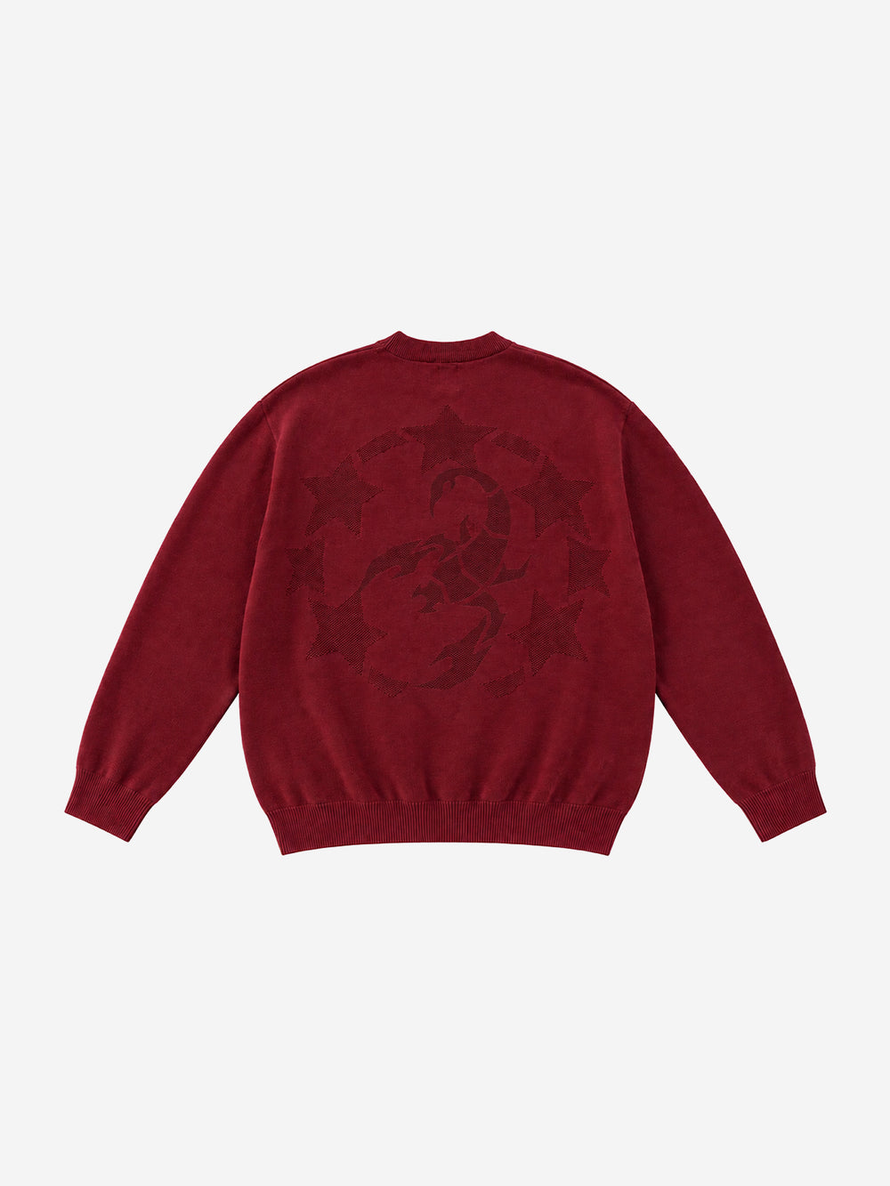 Oversize-Strickpullover mit Grafikmotiv