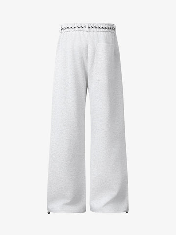 Plaid Patchwork Sweatpants