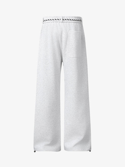 Plaid Patchwork Sweatpants