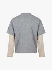 Langarmshirt mit Kätzchen-Applikation