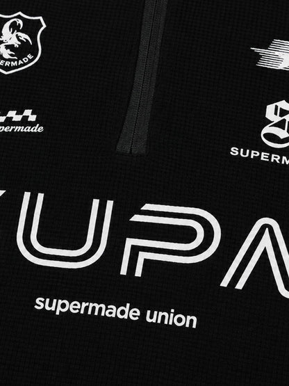 F1 Racing Waffle Half-Zip Tee