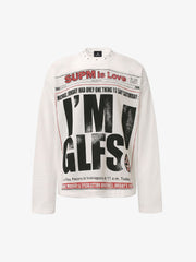 Studded Waffle Long Sleeve Tee