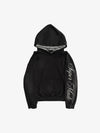 Lagen-Hoodie mit Leopardenmuster im Used-Look