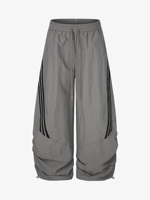 American Vintage-Style Striped Sweatpants