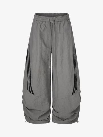 American Vintage-Style Striped Sweatpants