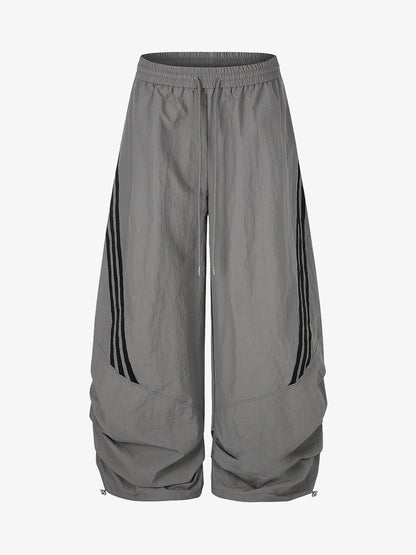 American Vintage-Style Striped Sweatpants