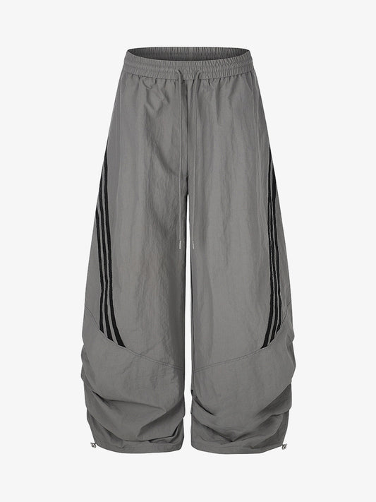 American Vintage-Style Striped Sweatpants