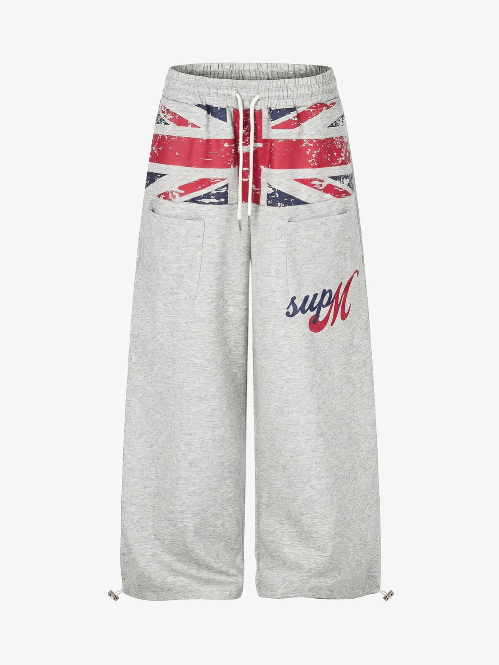 Flag Graphic Baggy Sweatpants