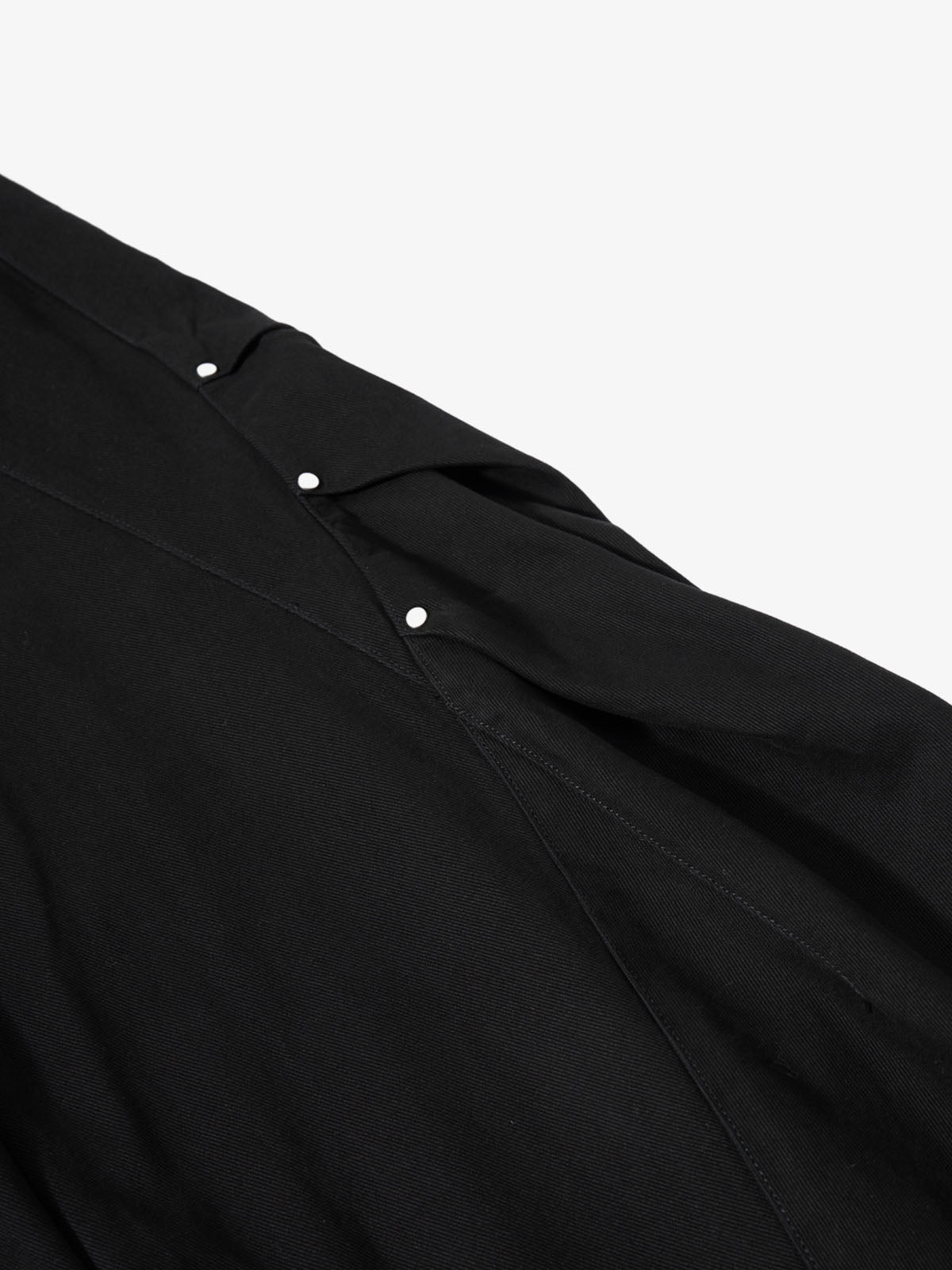 Metal Button Baggy Cargo Pants