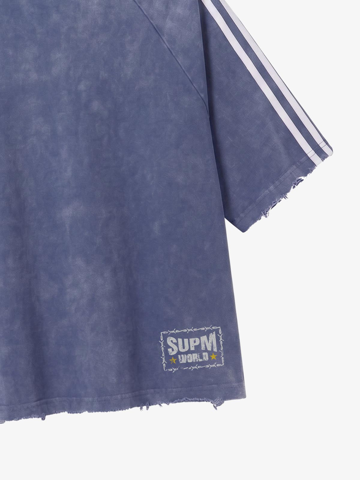 Vintage Washed Number 7 Badge Graphic T-Shirt 