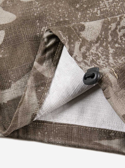 Vintage Camo Print Baggy Pants