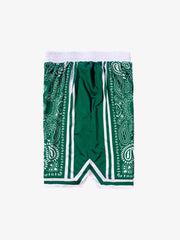Paisley Print Soccer Shorts 