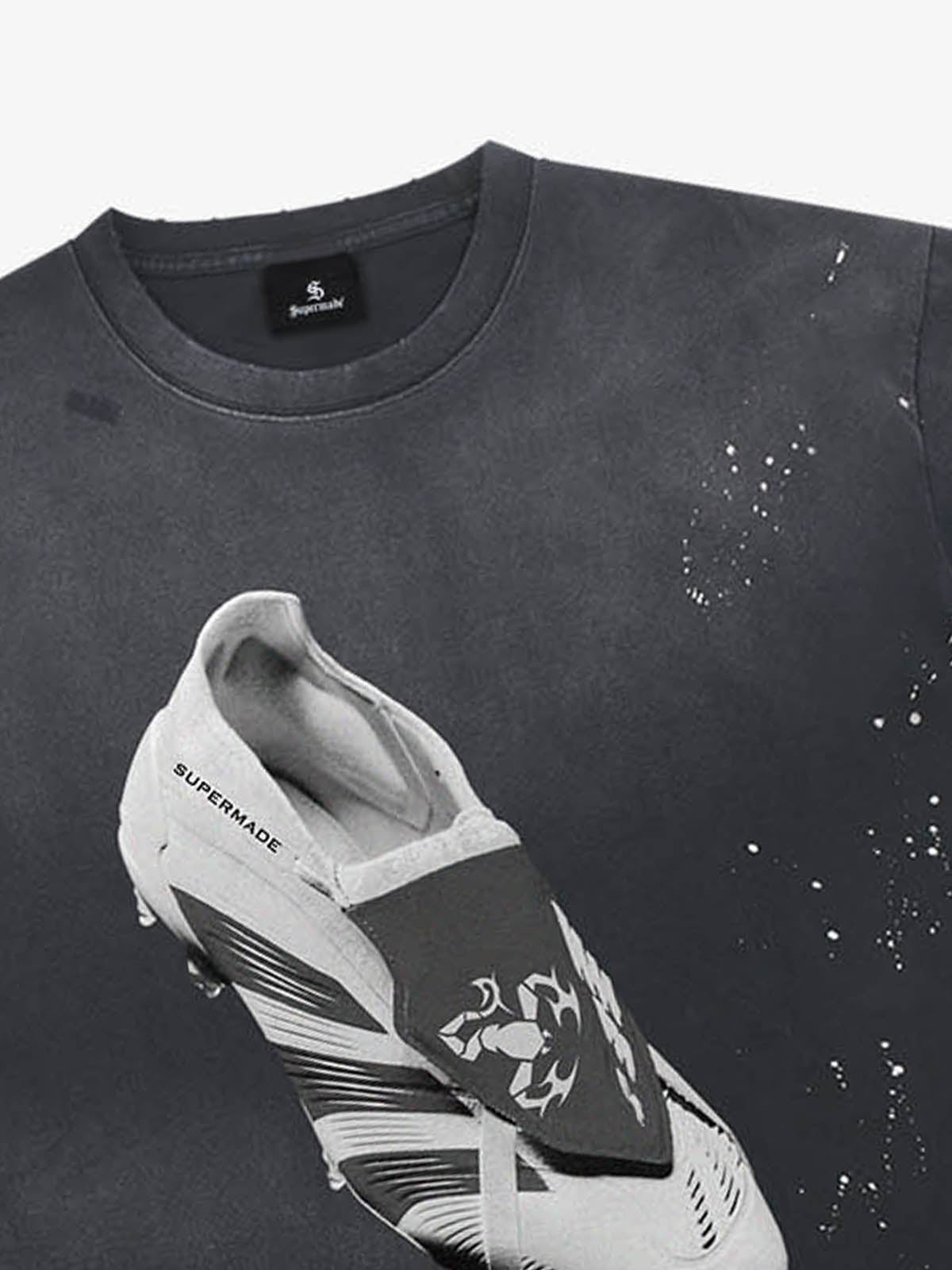 Vintage Soccer Cleat Graphic T-Shirt 