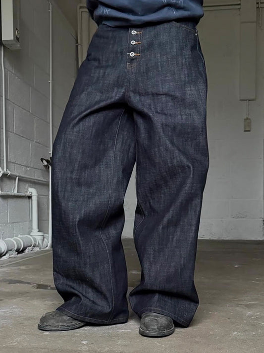 Scimitar 3D Baggy Original Denim Straight Jeans 