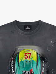 Racing Helmet Graphic T-Shirt 