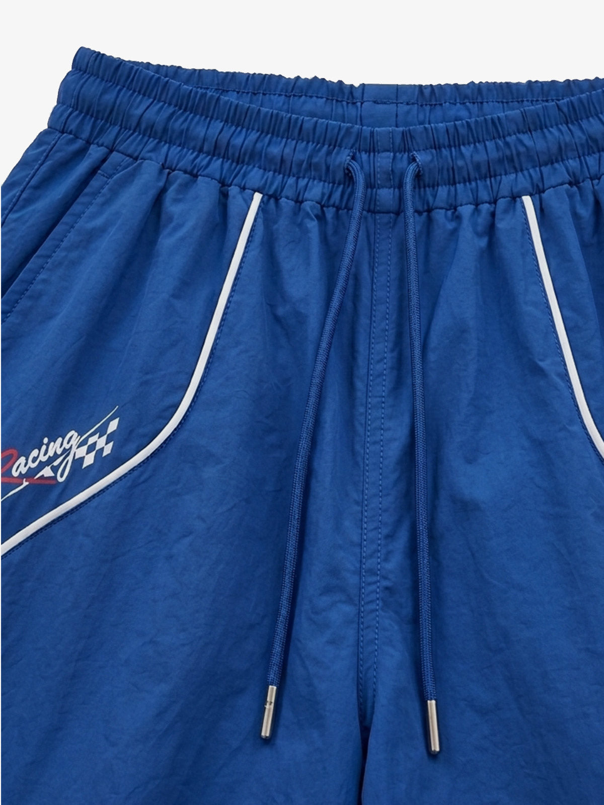 Retro Track Panel Zip-Up Jacket & Wide-Leg Track Pants Set