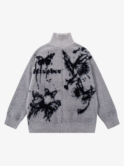Cozy Pink Patterned Sweater for Women - Perfect for Casual and Festive Occasions 