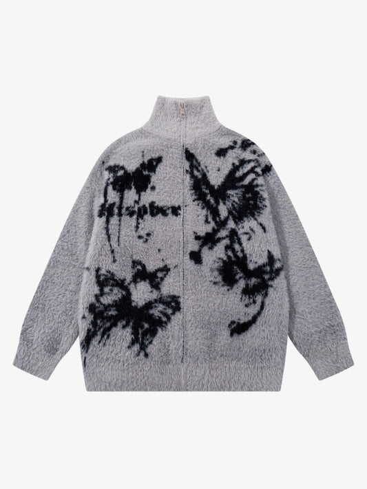 Cozy Pink Patterned Sweater for Women - Perfect for Casual and Festive Occasions 