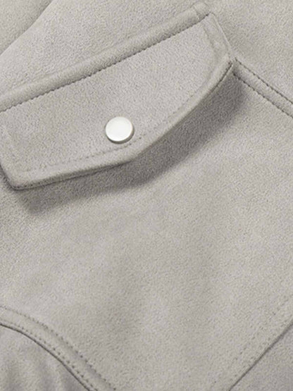 Stylish Faux Fur Collar Jacket for Men and Women - Perfect for Casual and Trendy Looks 