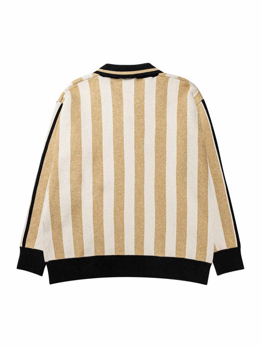 Thesupermade Star Rugby Striped Sweater 