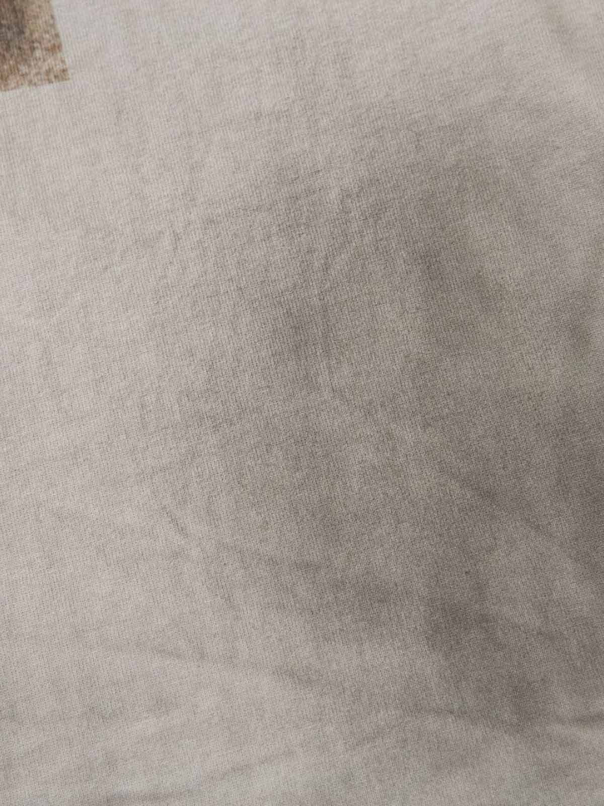 Dirty-Dyed Washed Crew Neck T-shirt
