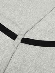 Retro Contrast Panel Drawstring Sweatpants 