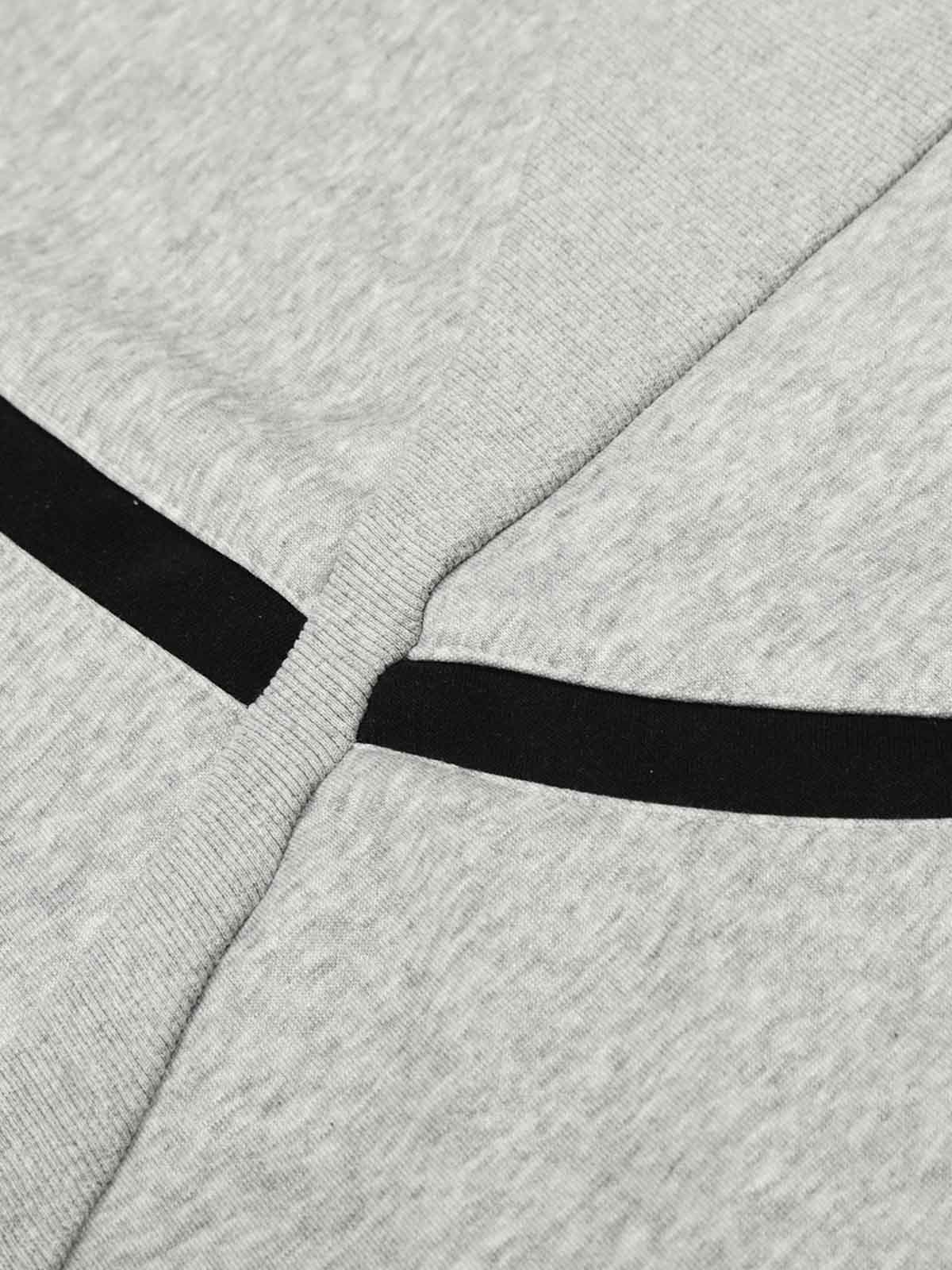 Retro Contrast Panel Drawstring Sweatpants