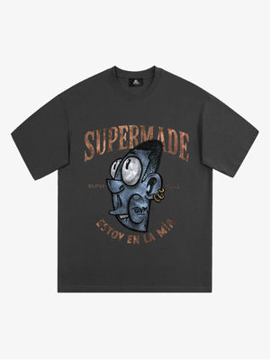 Graphic Print T-Shirt with Bold Artwork and Trendy Design 