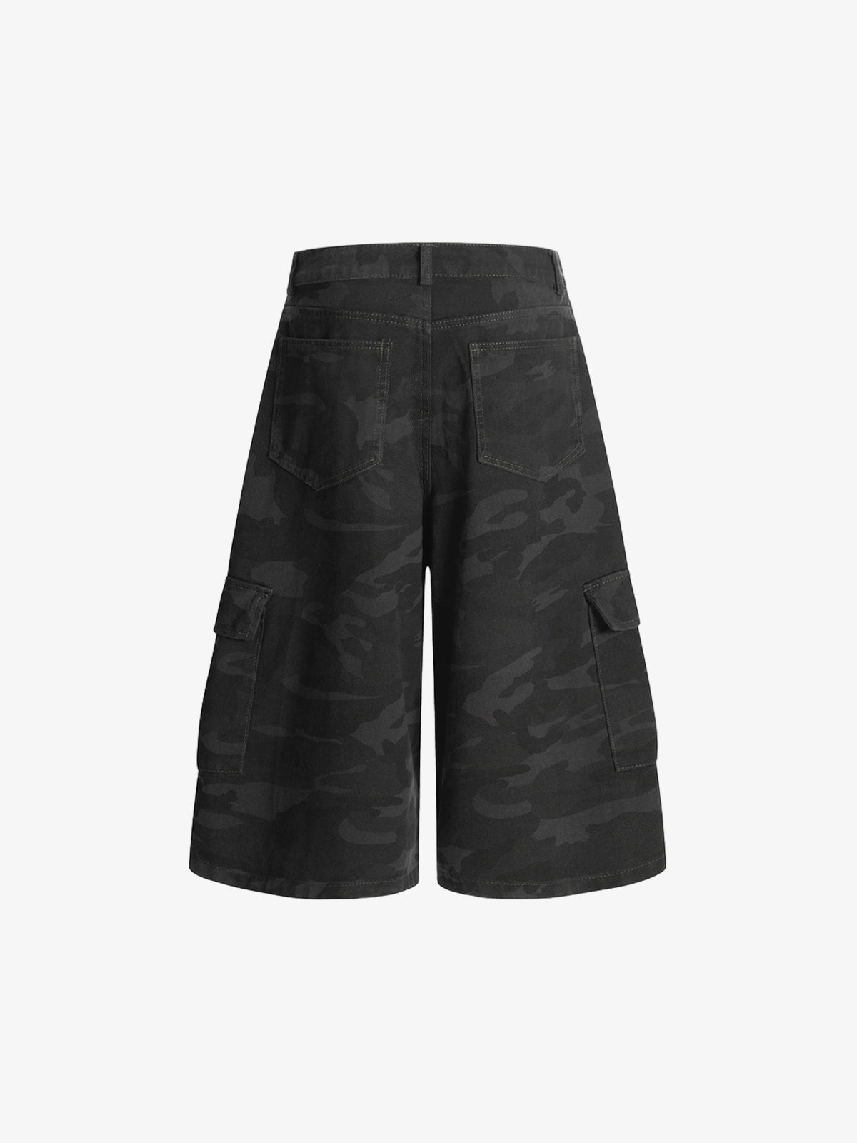 Vintage Camouflage Denim Jorts 